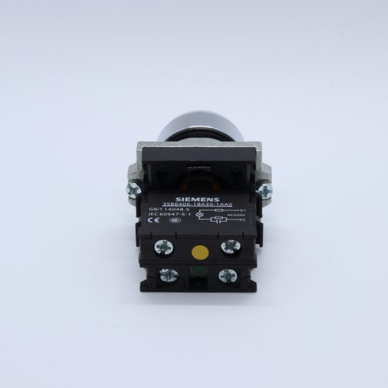 Siemens Yellow Illuminated Metal Push Button - Image 4