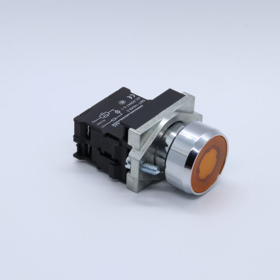 Siemens Yellow Illuminated Metal Push Button - Image 7