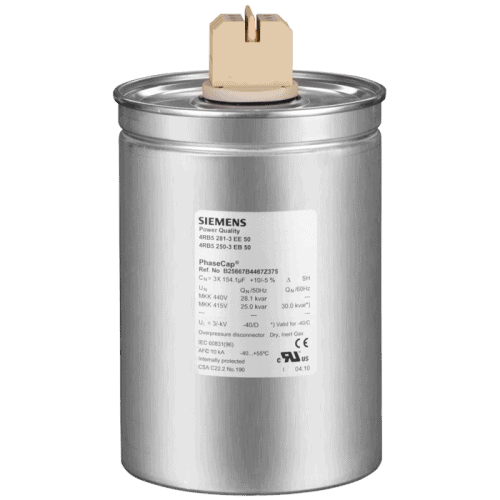CAPACITOR 15kVAr 400/415V, 4RB71503EB50 SIEMENS CAPACITOR AND