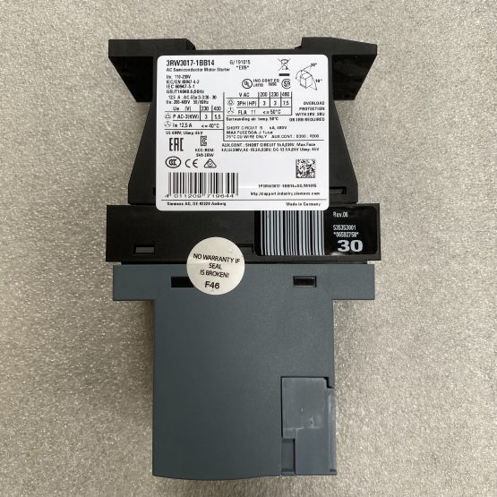 Soft Starters 5.5kW 400V, 12.5A  "3RW3017-1BB14" - Image 5